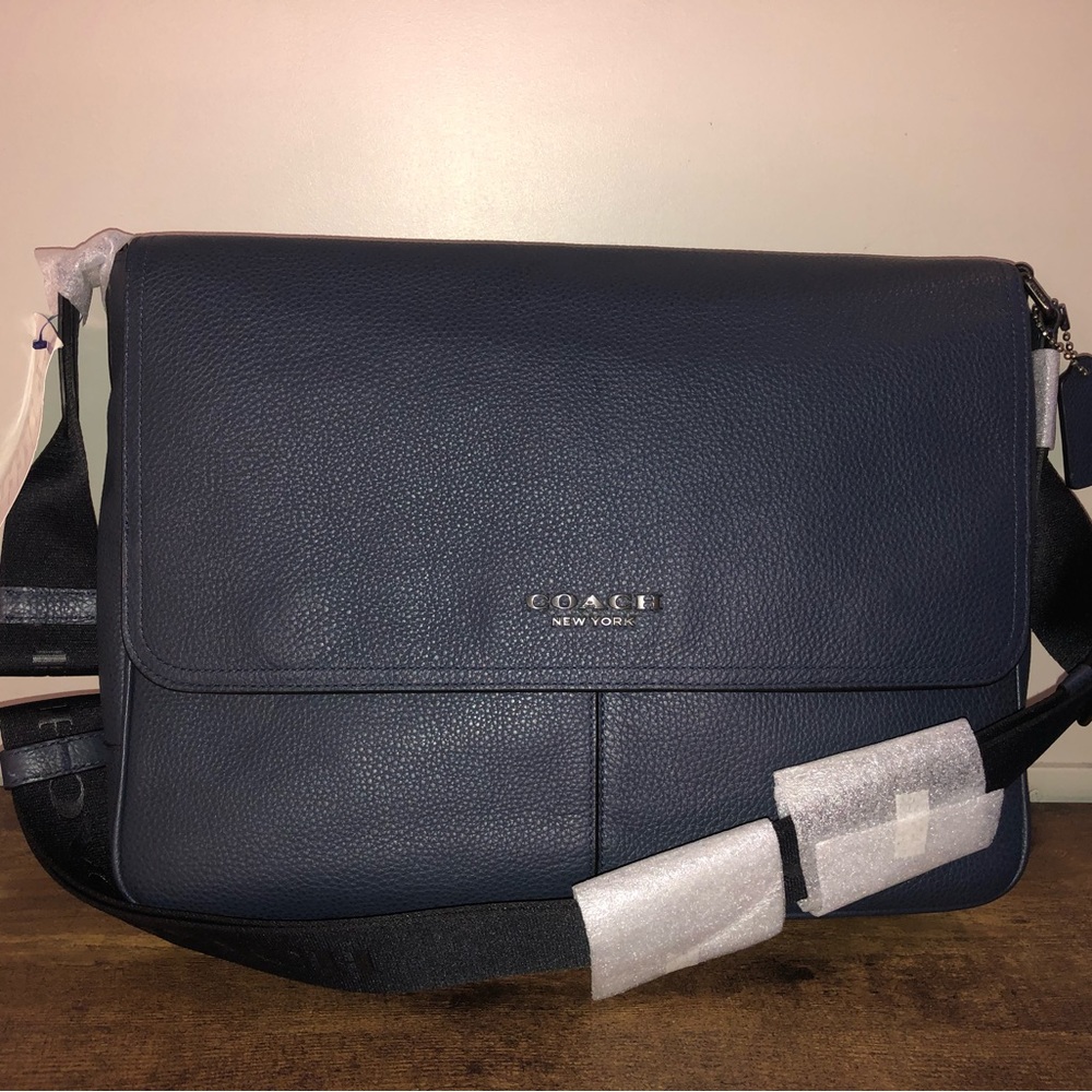 Coach metropolitan soft leather courier